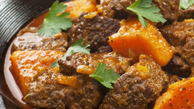 Boeuf et patate douce