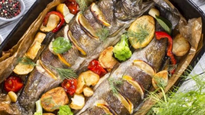 Poisson au four