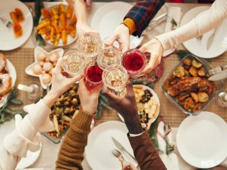 Repas de noël entre amis