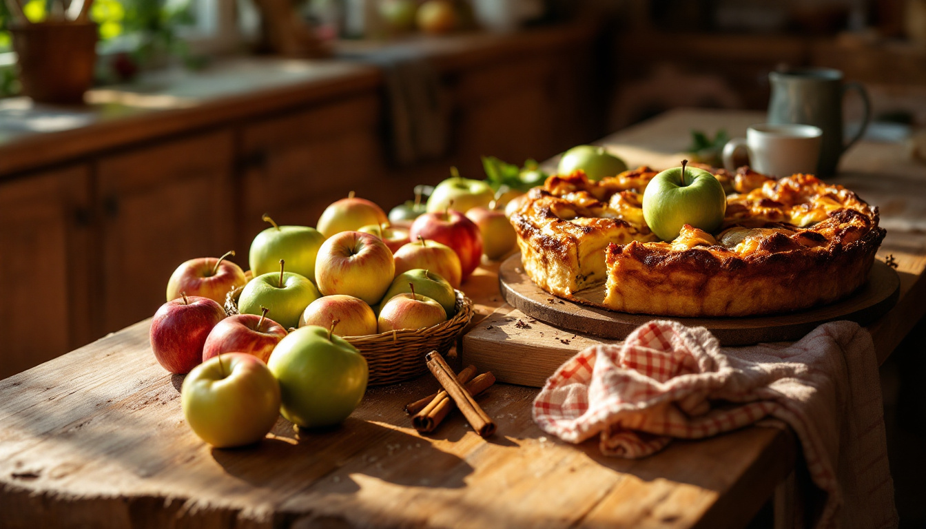 découvrez des recettes gourmandes à base de pommes : tartes, gùteaux et desserts irrésistibles pour régaler toute la famille et éveiller vos papilles !
