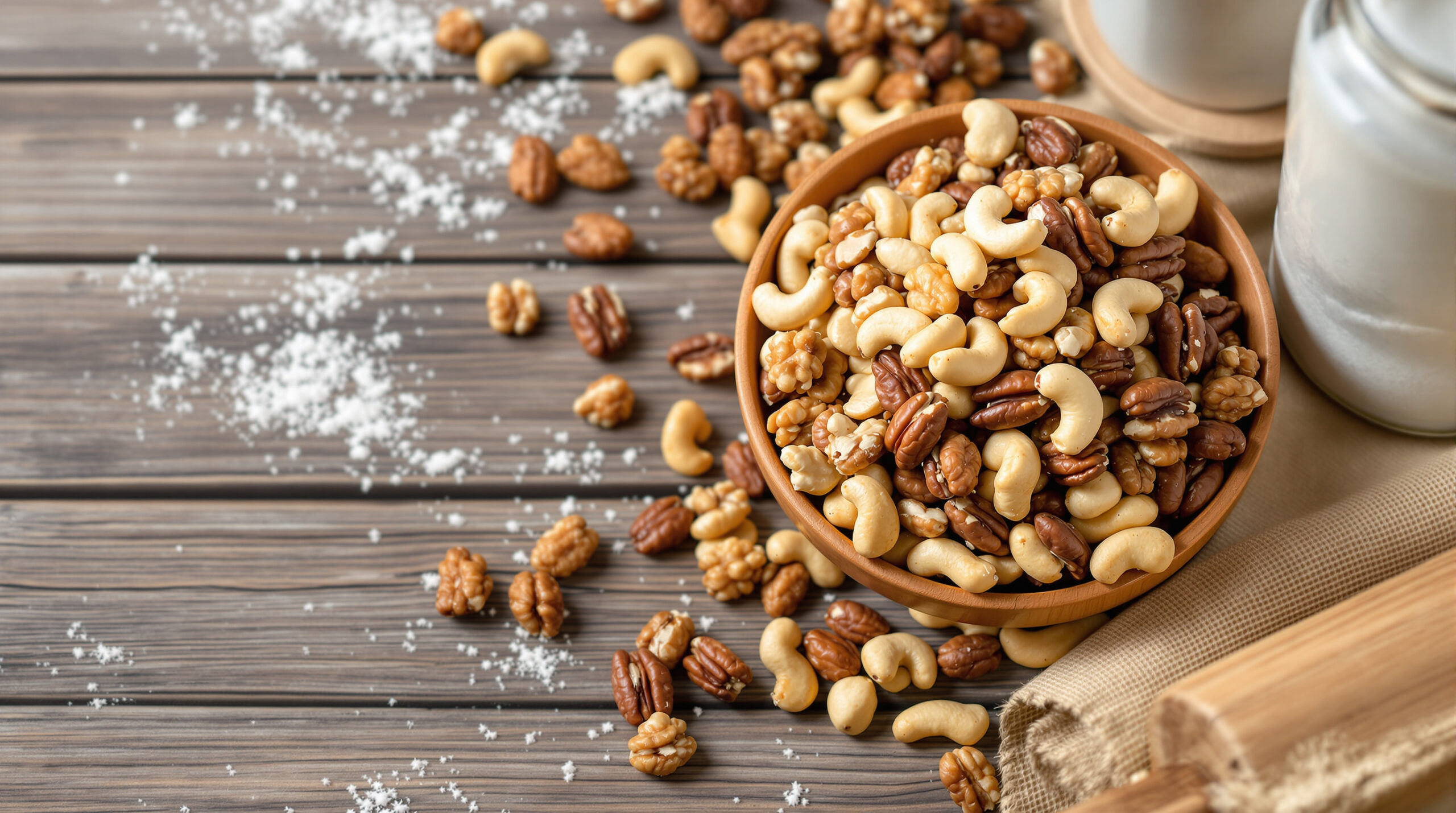 découvrez mes délicieuses recettes et préparations mettant à l'honneur les noix, les noix de pécan et les noix de cajou pour des saveurs uniques et gourmandes.